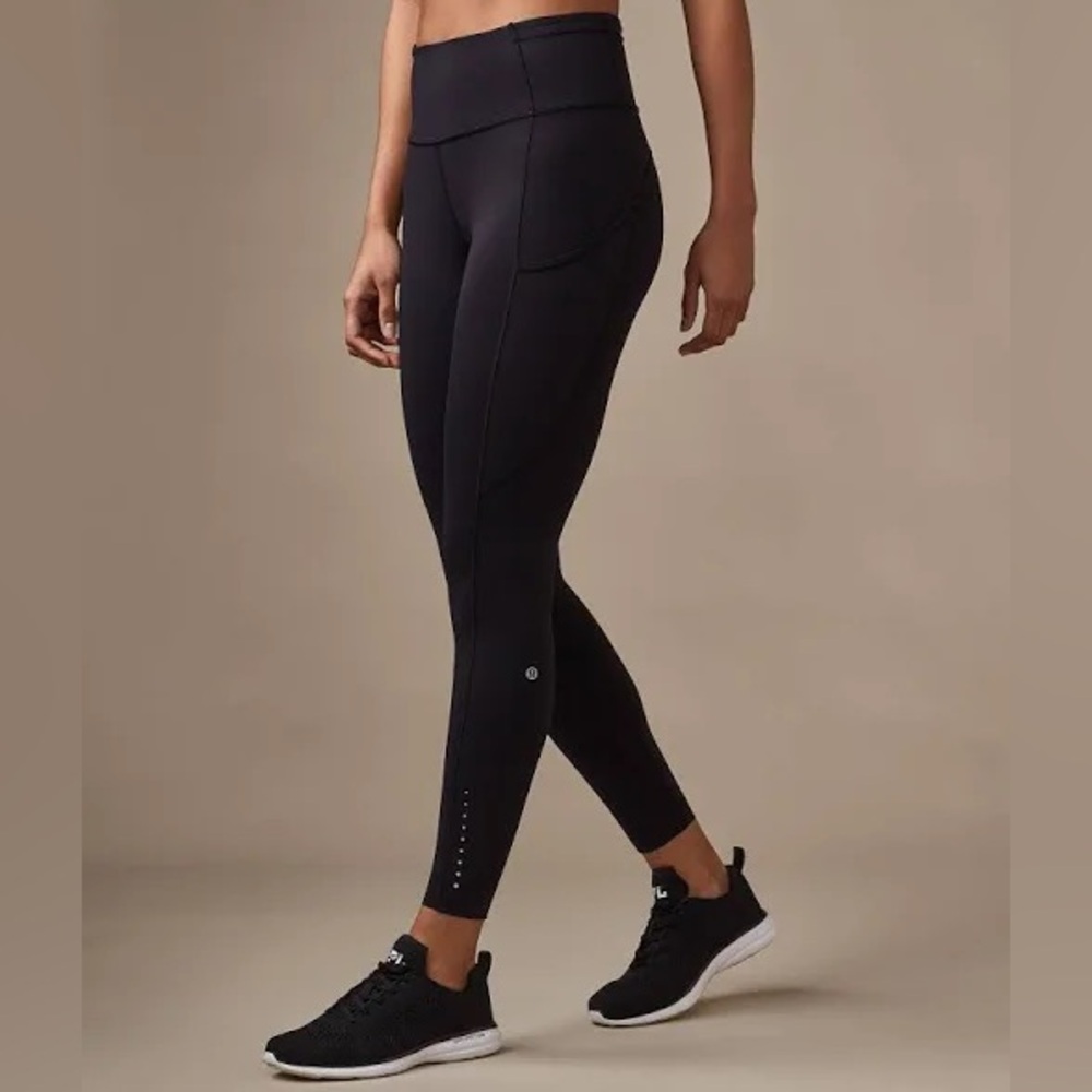 Lululemon Women’s Fast and Free Leggings 7 pocket Black